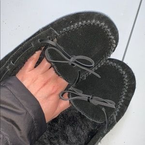 Moccasins (black) size 8!!